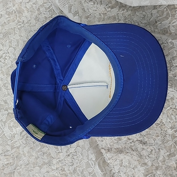 Vintage Youngan Trucker Snap Back Hat Blue/ White - Picture 9 of 11